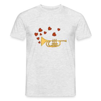 Musical instrument - Men's T-Shirt - heather grey - Front - AI Model Male 178 dark (178cm)