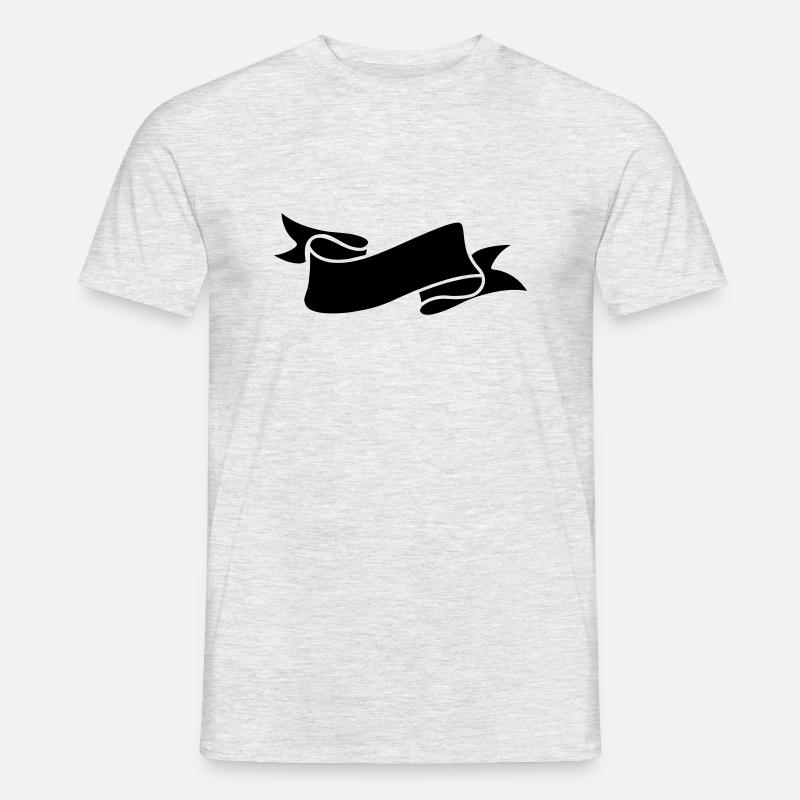 Banner - Männer T-Shirt - Grau meliert