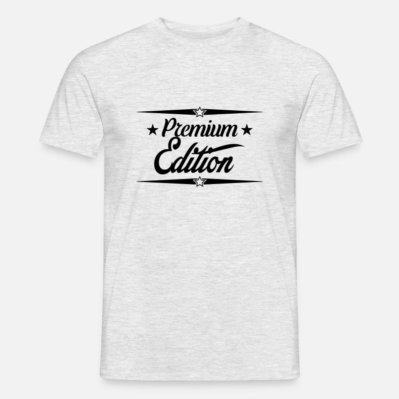 premium edition - Männer T-Shirt - Grau meliert