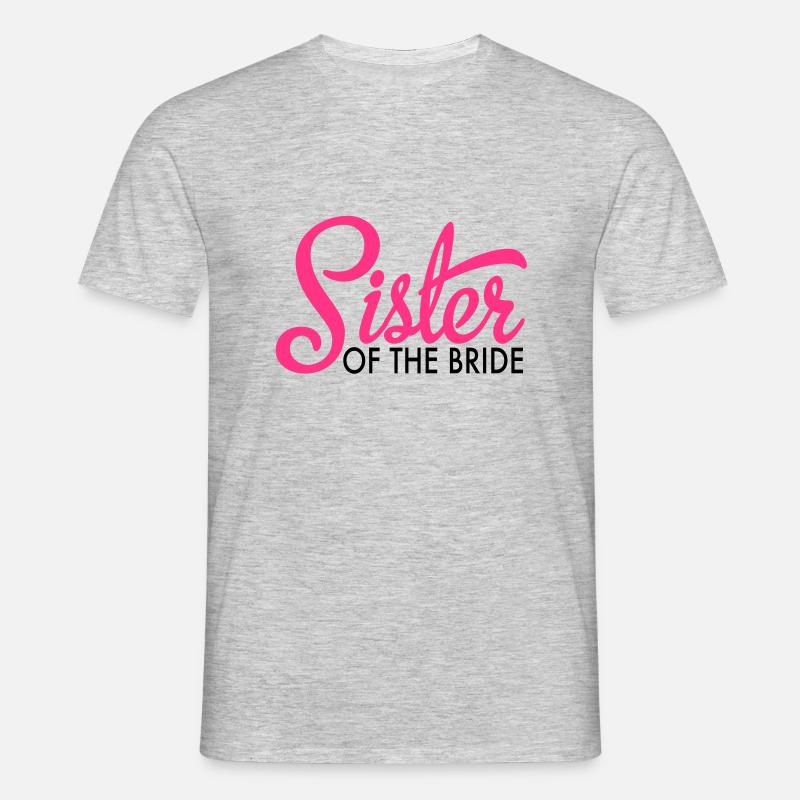 bride - Männer T-Shirt - Grau meliert