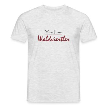 Waldviertler 15 - Männer T-Shirt - Grau meliert - Vorne - AI Model Male 178 dark (178cm)