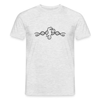 Moto Cyclomoteur MotoCycliste Motocross Cadeau - T-shirt homme - gris chiné - Devant - AI Model Male 178 dark (178cm)