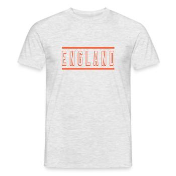 England - Männer T-Shirt - Grau meliert - Vorne - AI Model Male 178 dark (178cm)