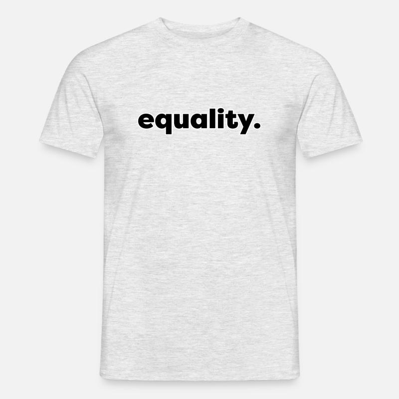 equality - Männer T-Shirt - Grau meliert