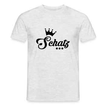 Amour / Saint Valentin / Coeur / Bébé / Love - T-shirt homme - gris chiné - Devant - AI Model Male 178 dark (178cm)
