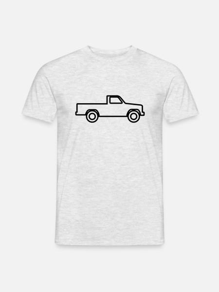 pickup truck - Männer T-Shirt - Grau meliert