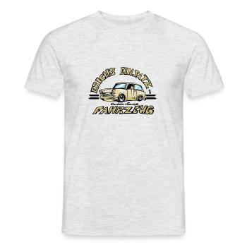 Erichs Universalpappe - Männer T-Shirt - Grau meliert - Vorne - AI Model Male 178 dark (178cm)
