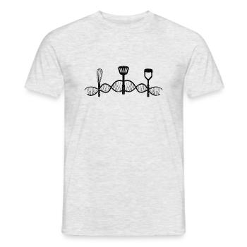 Cooking Baker Chef Funny Gift Hobby Chef - Men's T-Shirt - heather grey - Front - AI Model Male 178 dark (178cm)