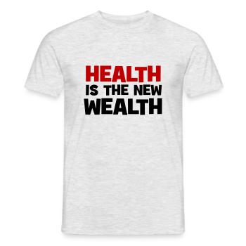 À tes souhaits - T-shirt homme - gris chiné - Devant - AI Model Male 178 dark (178cm)