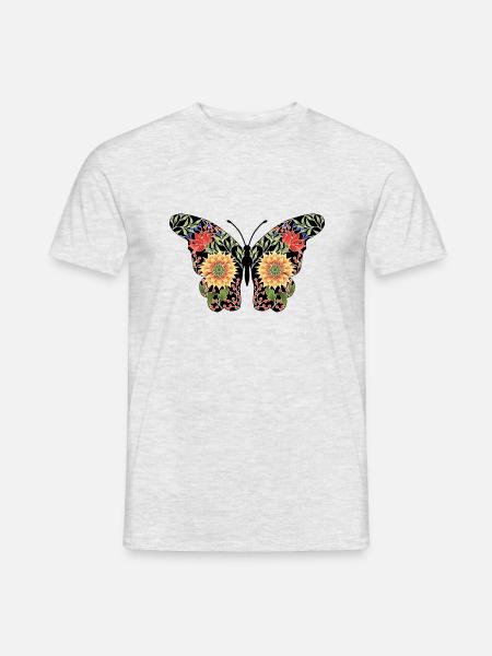 Papillon - T-shirt homme - gris chiné