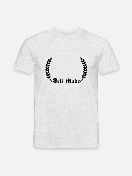Self made logo - Men's T-Shirt - heather grey