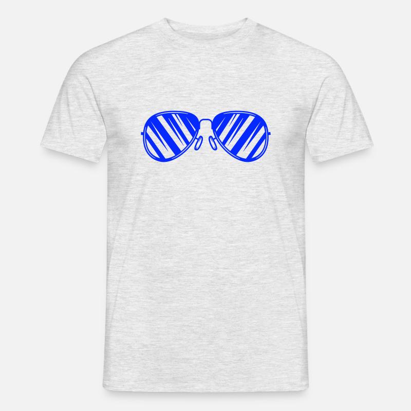 occhiali da sole - T-shirt uomo - grigio melange