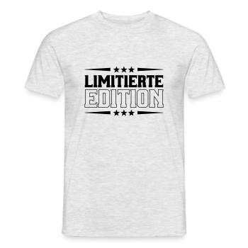 Limited Edition - Men's T-Shirt - heather grey - Front - AI Model Male 178 dark (178cm)