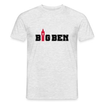 big_ben_02 - T-shirt homme - gris chiné - Devant - AI Model Male 178 dark (178cm)