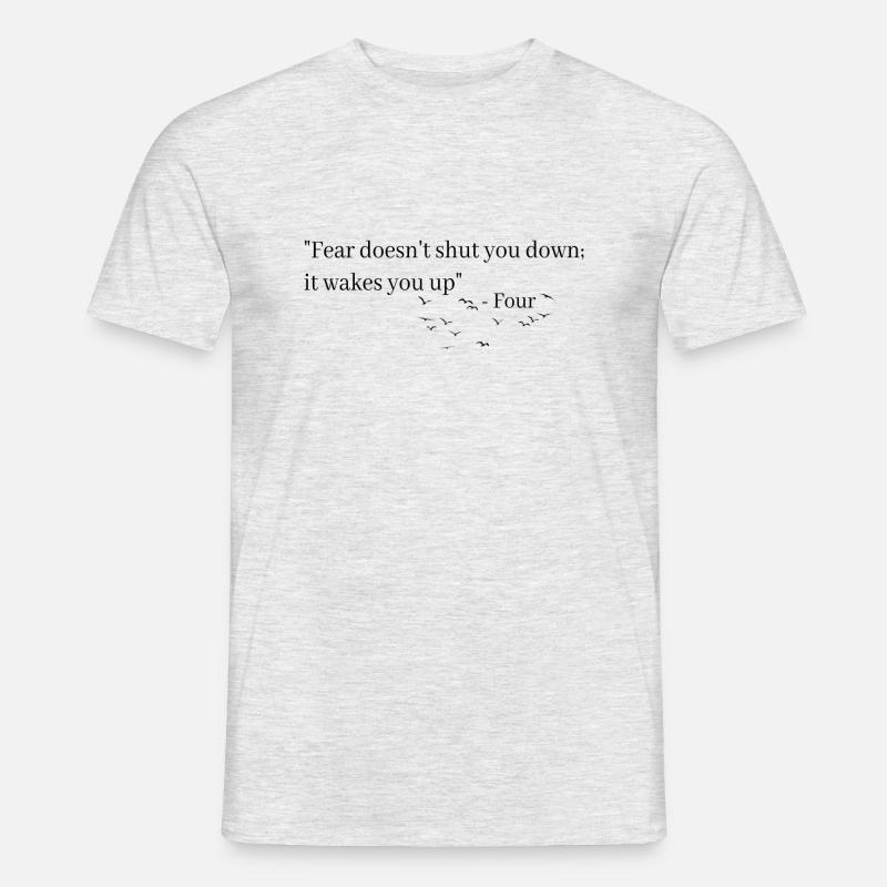 Divergent - Männer T-Shirt - Grau meliert