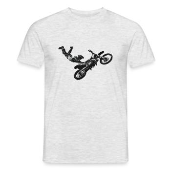 Extremsport 5399270 1920 bodenlos - Männer T-Shirt - Grau meliert - Vorne - AI Model Male 178 dark (178cm)