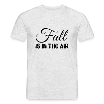 Fall is in the Air - Men's T-Shirt - heather grey - Front - AI Model Male 178 dark (178cm)