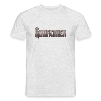 parrain - T-shirt homme - gris chiné - Devant - AI Model Male 178 dark (178cm)