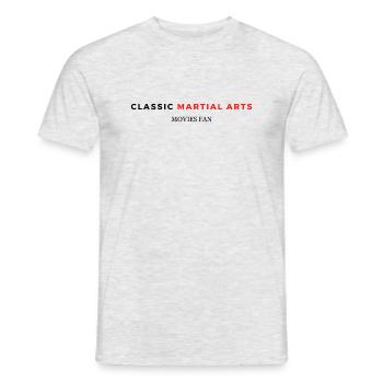 Classic Martial Arts Movies Fan - Men's T-Shirt - heather grey - Front - AI Model Male 178 dark (178cm)