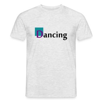 Dancing Dance Music - Männer T-Shirt - Grau meliert - Vorne - AI Model Male 178 dark (178cm)