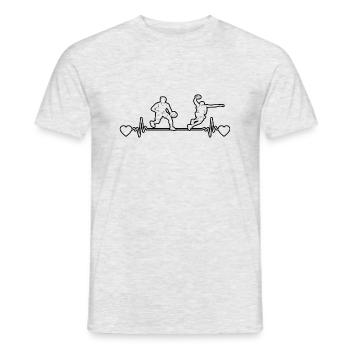 Basket-ball Équipe de basket-ball Basketteur - T-shirt homme - gris chiné - Devant - AI Model Male 178 dark (178cm)