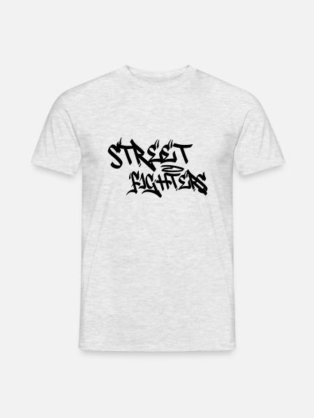 street fighters /coole Auto Tuning Designs - Männer T-Shirt - Grau meliert