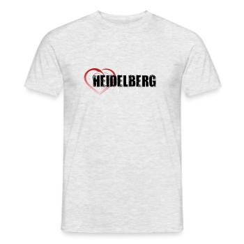 Heidelberg - Männer T-Shirt - Grau meliert - Vorne - AI Model Male 178 dark (178cm)