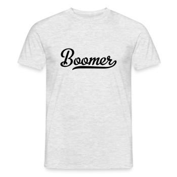 Boomer - Männer T-Shirt - Grau meliert - Vorne - AI Model Male 178 dark (178cm)