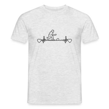 Bowling Bowling Kegel Bowler Bowling ball gift - Men's T-Shirt - heather grey - Front - AI Model Male 178 dark (178cm)