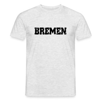 Bremen - Men's T-Shirt - heather grey - Front - AI Model Male 178 dark (178cm)