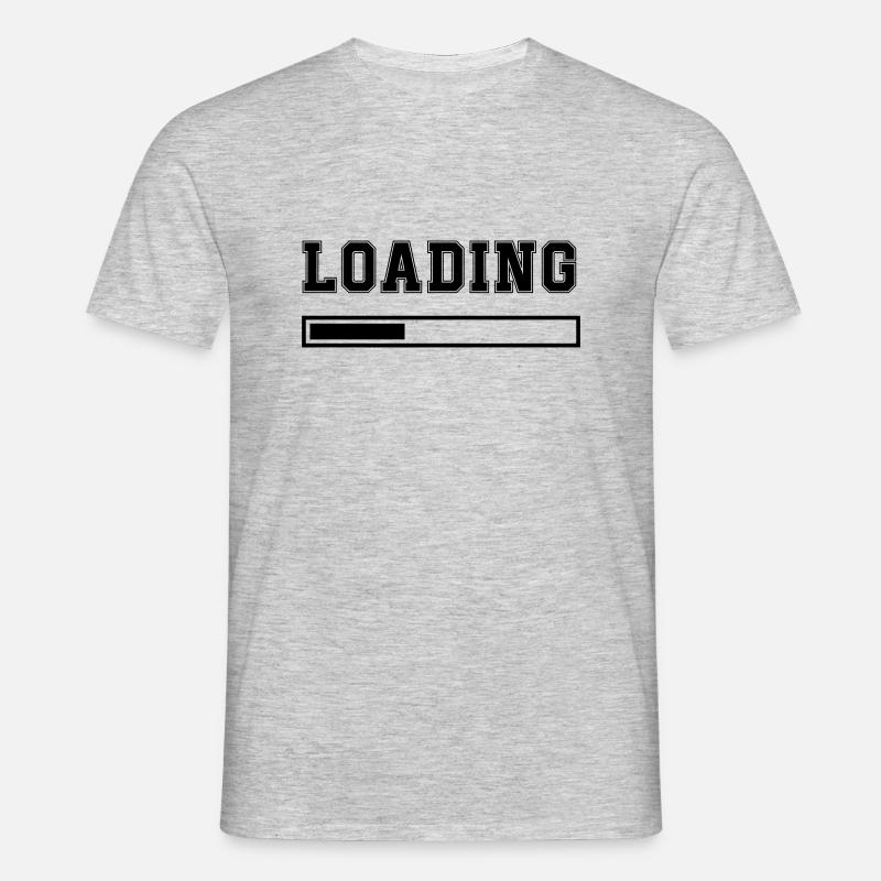 loading - Männer T-Shirt - Grau meliert