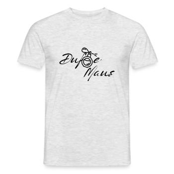 Dufte Maus - Stylisch schnuppern, stark verkaufen - Männer T-Shirt - Grau meliert - Vorne - AI Model Male 178 dark (178cm)