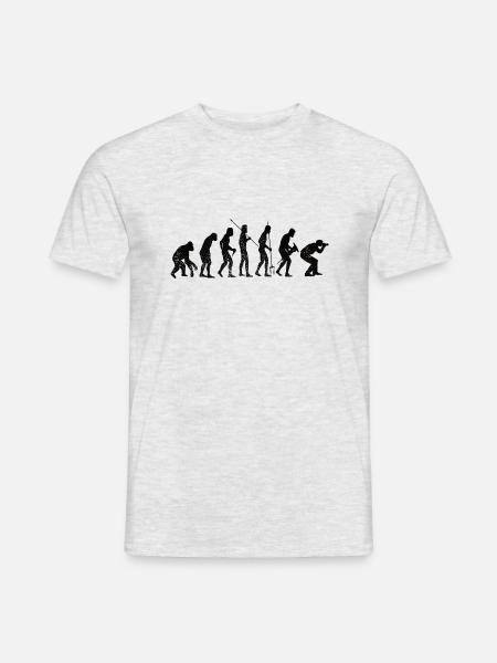 Fotografieren Fotograf lustig Kamera Fotografen - Männer T-Shirt - Grau meliert