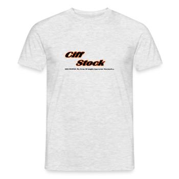 Ciff Stock - Spoonerismus - Männer T-Shirt - Grau meliert - Vorne - AI Model Male 178 dark (178cm)