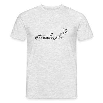 Teambride JGA 2025 - Männer T-Shirt - Grau meliert - Vorne - AI Model Male 178 dark (178cm)