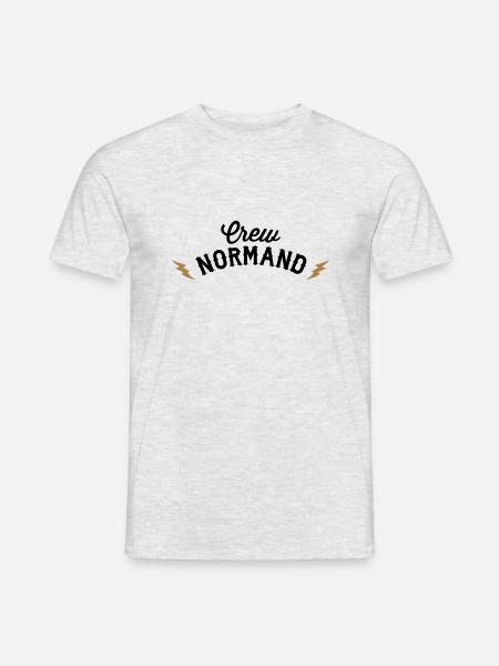 United Normandy - T-shirt homme - gris chiné