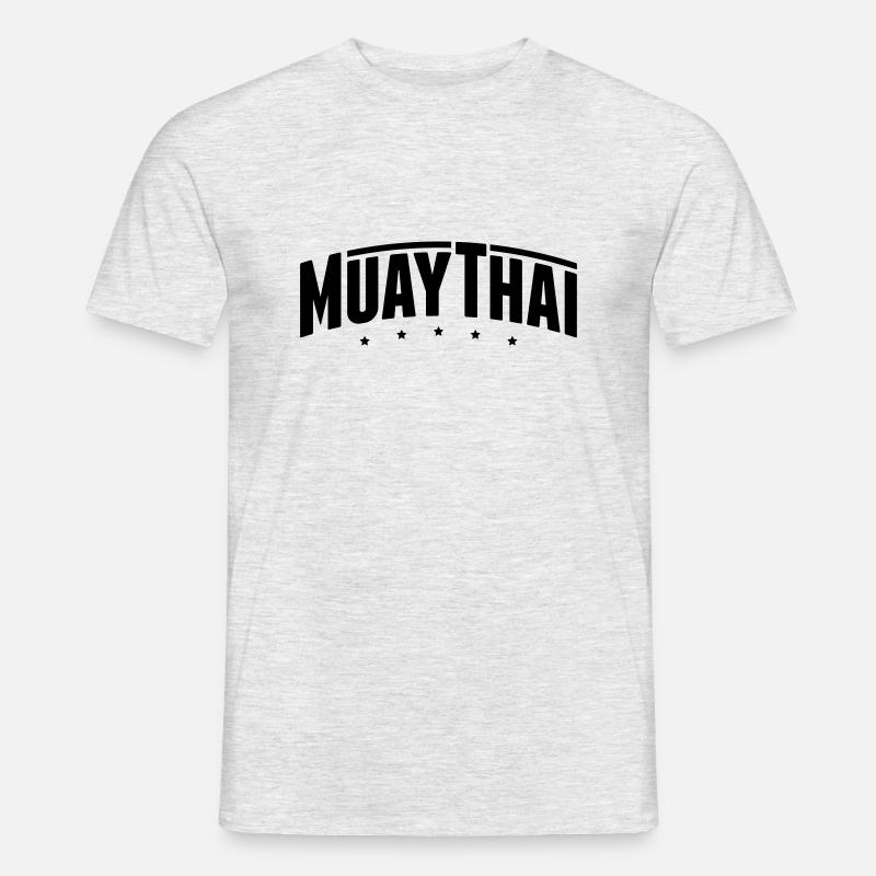 muay_thai_gn1 - Männer T-Shirt - Grau meliert