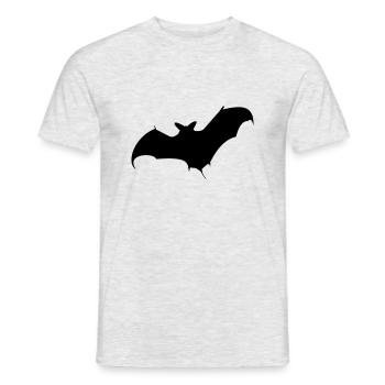 Bat / bat (c, 1c) - Men's T-Shirt - heather grey - Front - AI Model Male 178 dark (178cm)