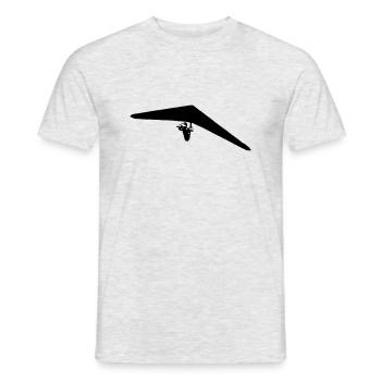 Hang glider - Men's T-Shirt - heather grey - Front - AI Model Male 178 dark (178cm)