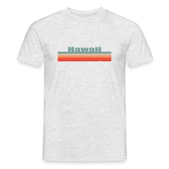 Hawaii Vintage - Men's T-Shirt - heather grey - Front - AI Model Male 178 dark (178cm)