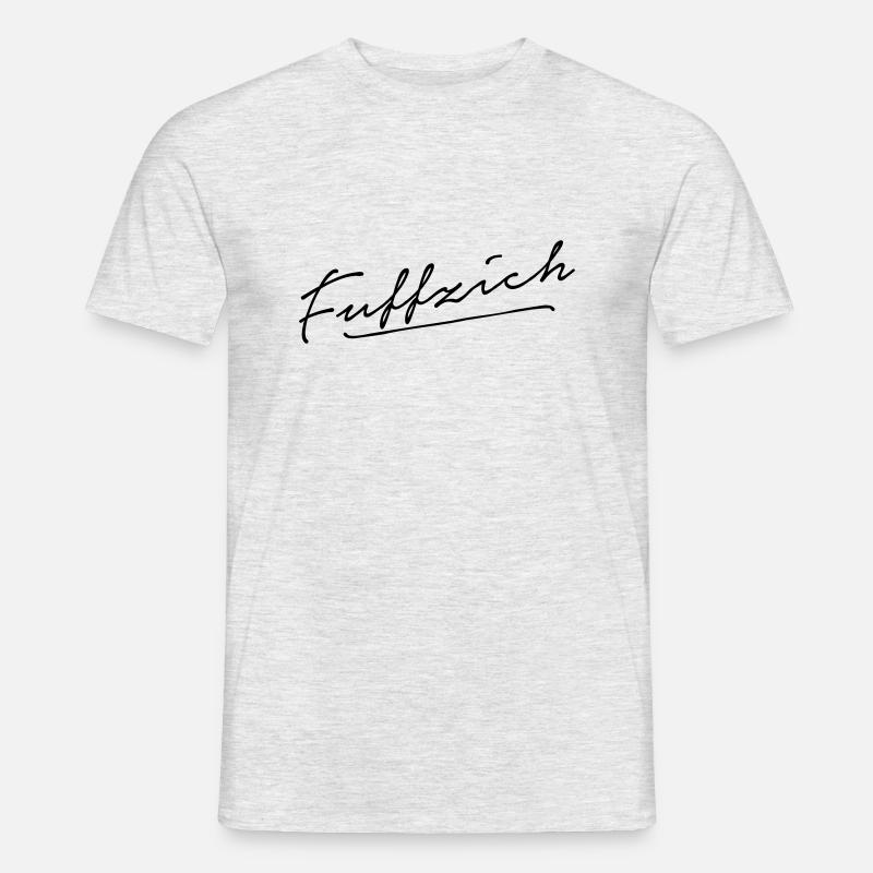 Fuffzich - Männer T-Shirt - Grau meliert