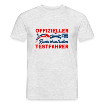 Fahrprüfung Führerscheinprüfung Führerschein Besta - Männer T-Shirt - Grau meliert - Vorne - AI Model Male 178 dark (178cm)