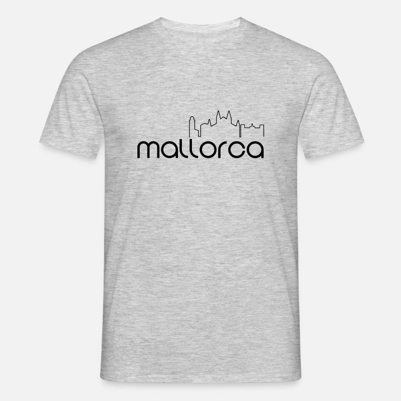 Mallorca - Männer T-Shirt - Grau meliert