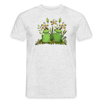 Grenouilles - T-shirt homme - gris chiné - Devant - AI Model Male 178 dark (178cm)