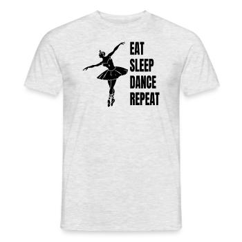 Ballet Dancer Ballerina Dance Class Gift Dance - T-shirt homme - gris chiné - Devant - AI Model Male 178 dark (178cm)