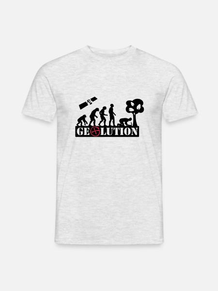 Geolution - 2color - 2O12 - Men's T-Shirt - heather grey