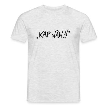 Kap Nah - Männer T-Shirt - Grau meliert - Vorne - AI Model Male 178 dark (178cm)