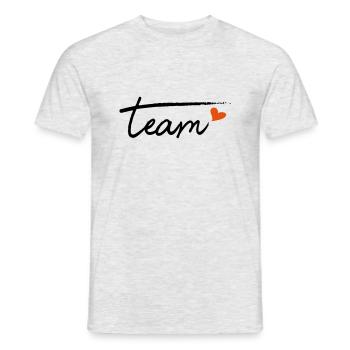 Equipe - T-shirt homme - gris chiné - Devant - AI Model Male 178 dark (178cm)