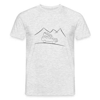 Landcruiser - Men's T-Shirt - heather grey - Front - AI Model Male 178 dark (178cm)