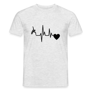 Cheerleader Gift Cheerleading Cheerleader - Men's T-Shirt - heather grey - Front - AI Model Male 178 dark (178cm)